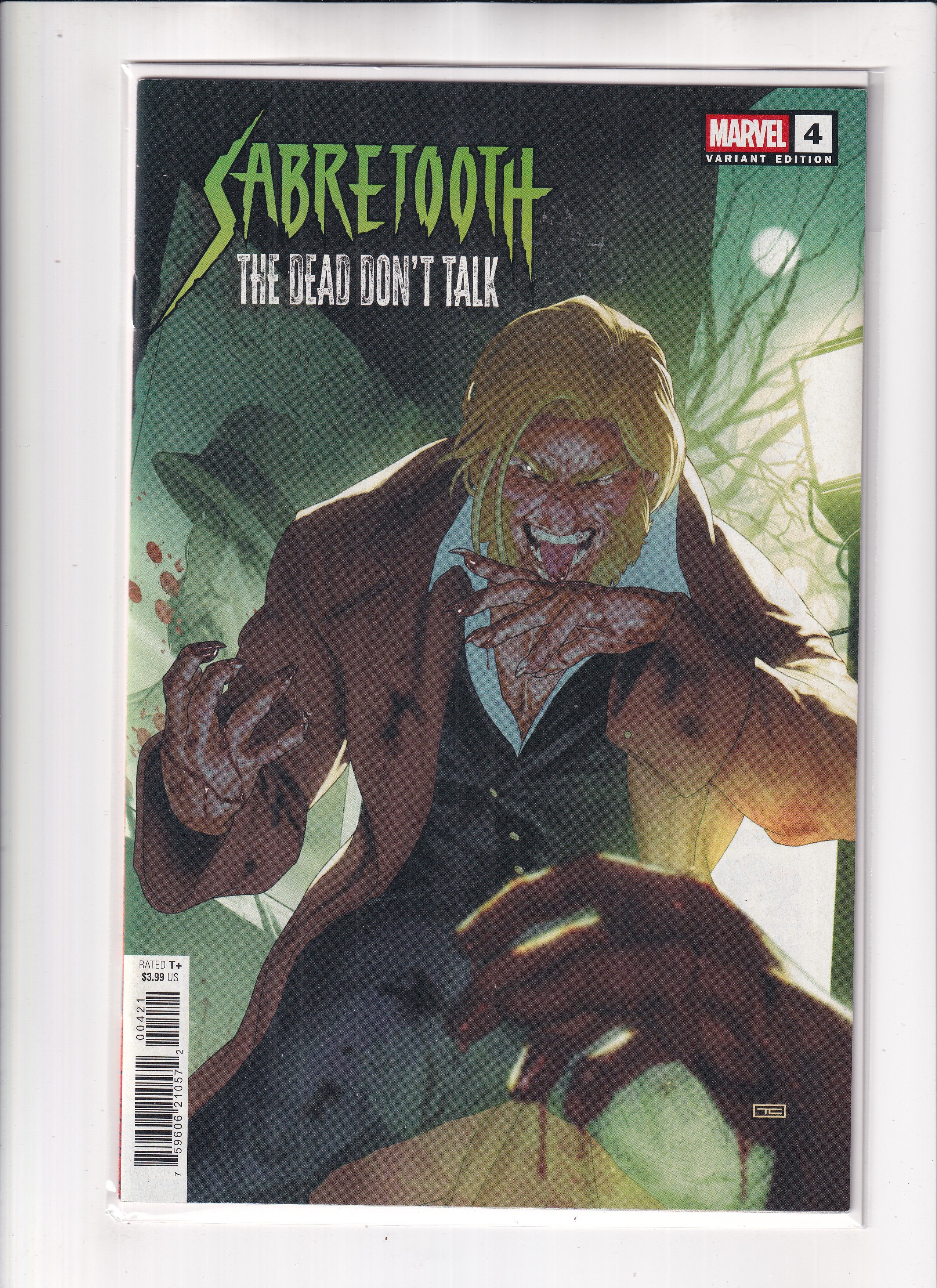 Sabretooth The Dead Don't Talk #4 Variant