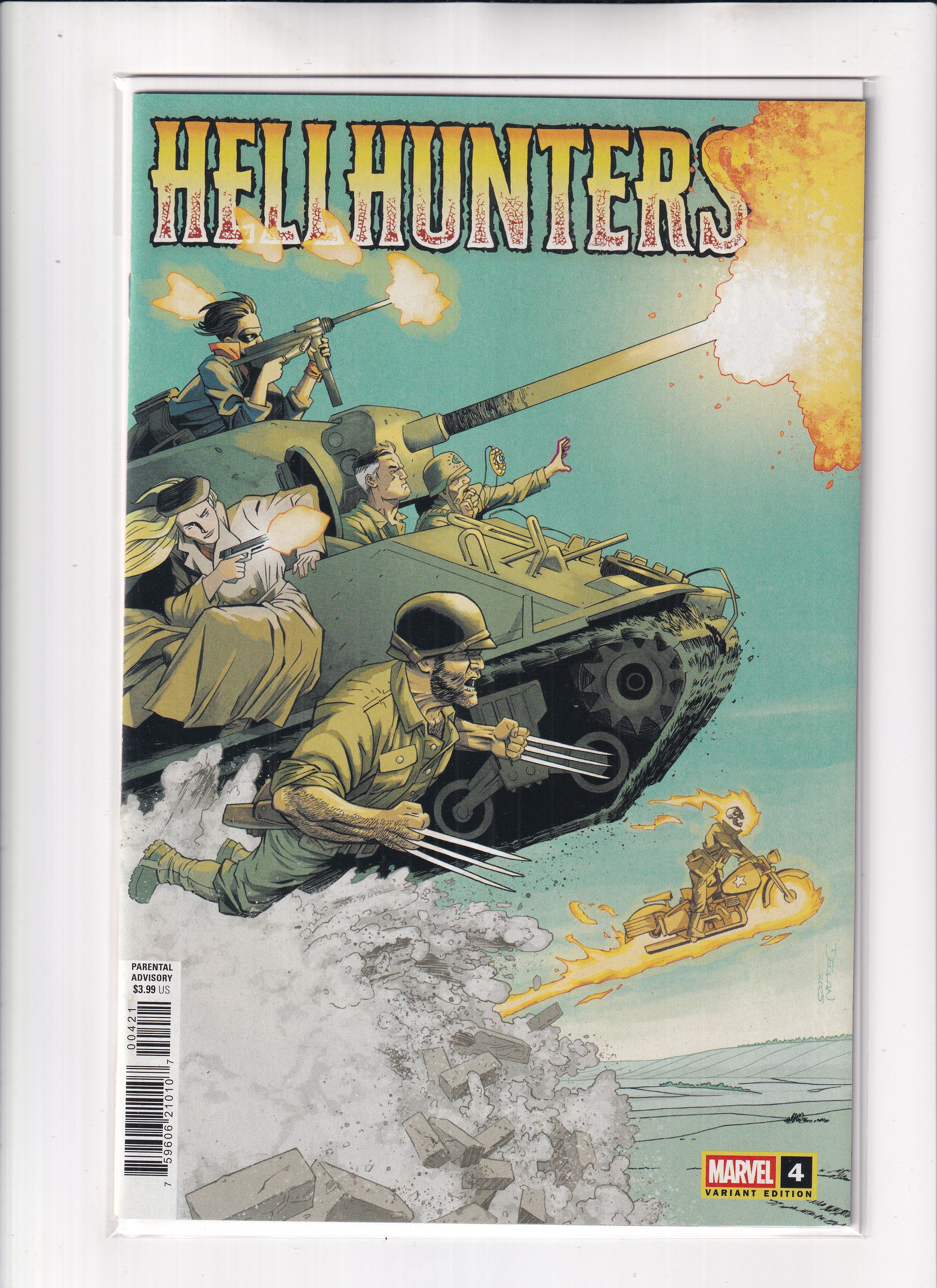 Hellhunters #4 Shalvey Variant