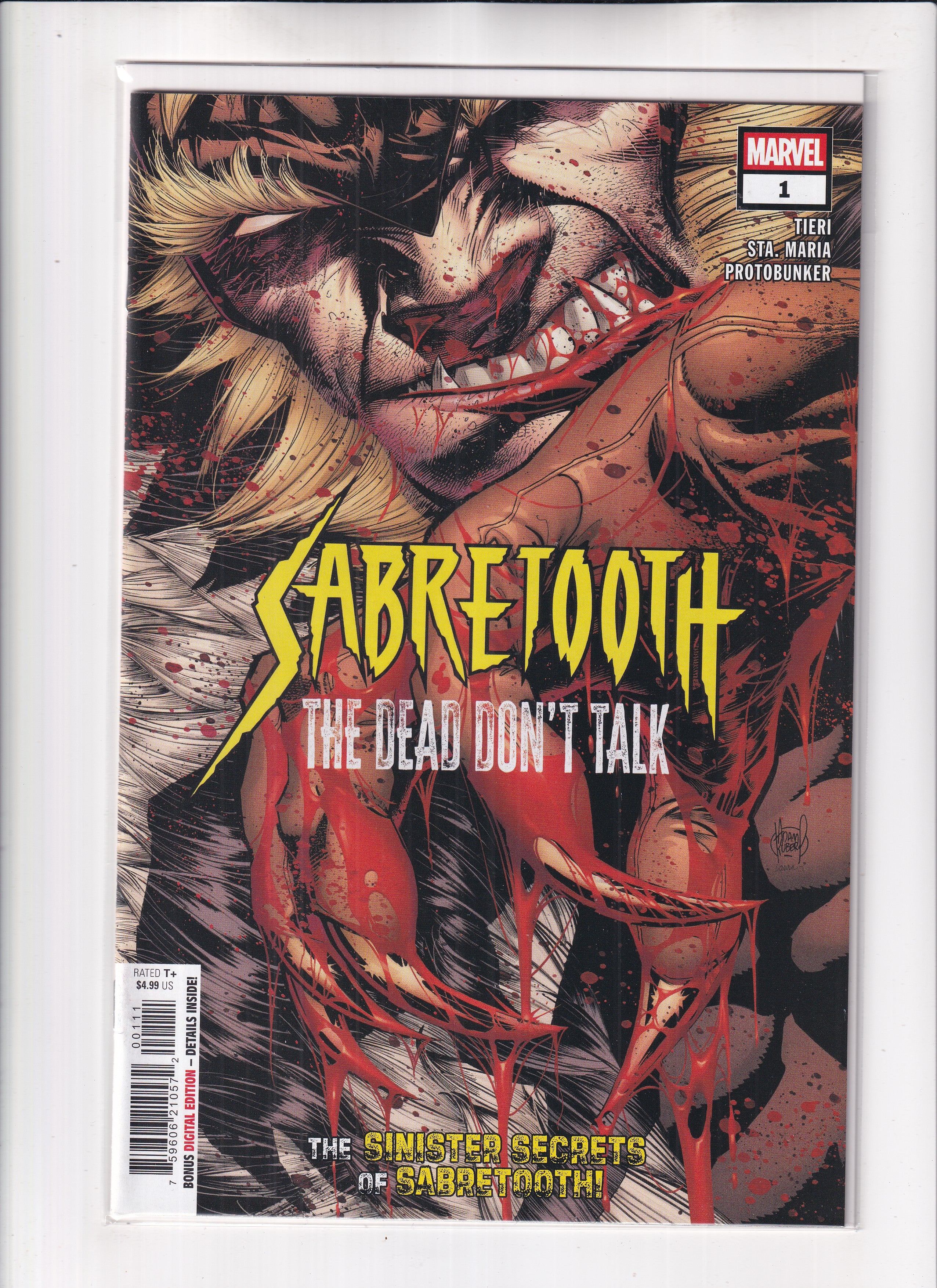 Sabretooth The Dead Don’t Talk #1