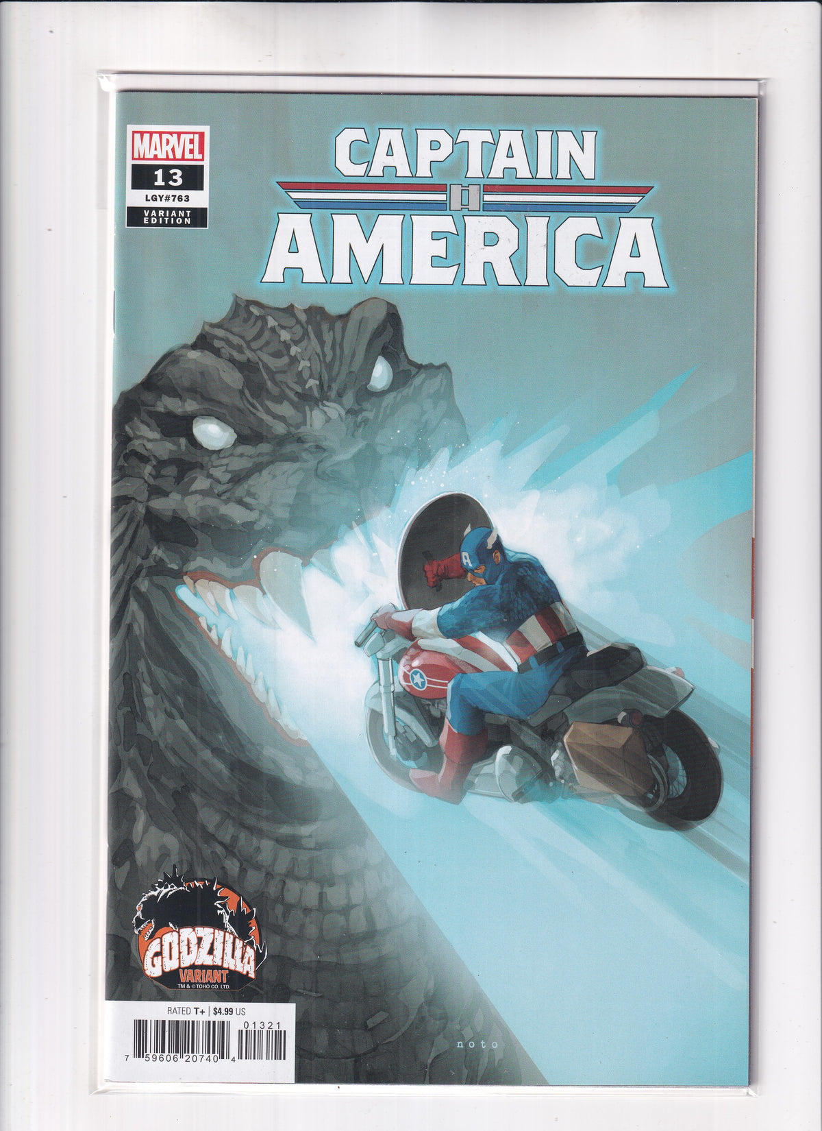 Captain America #13 Noto Godzilla Variant