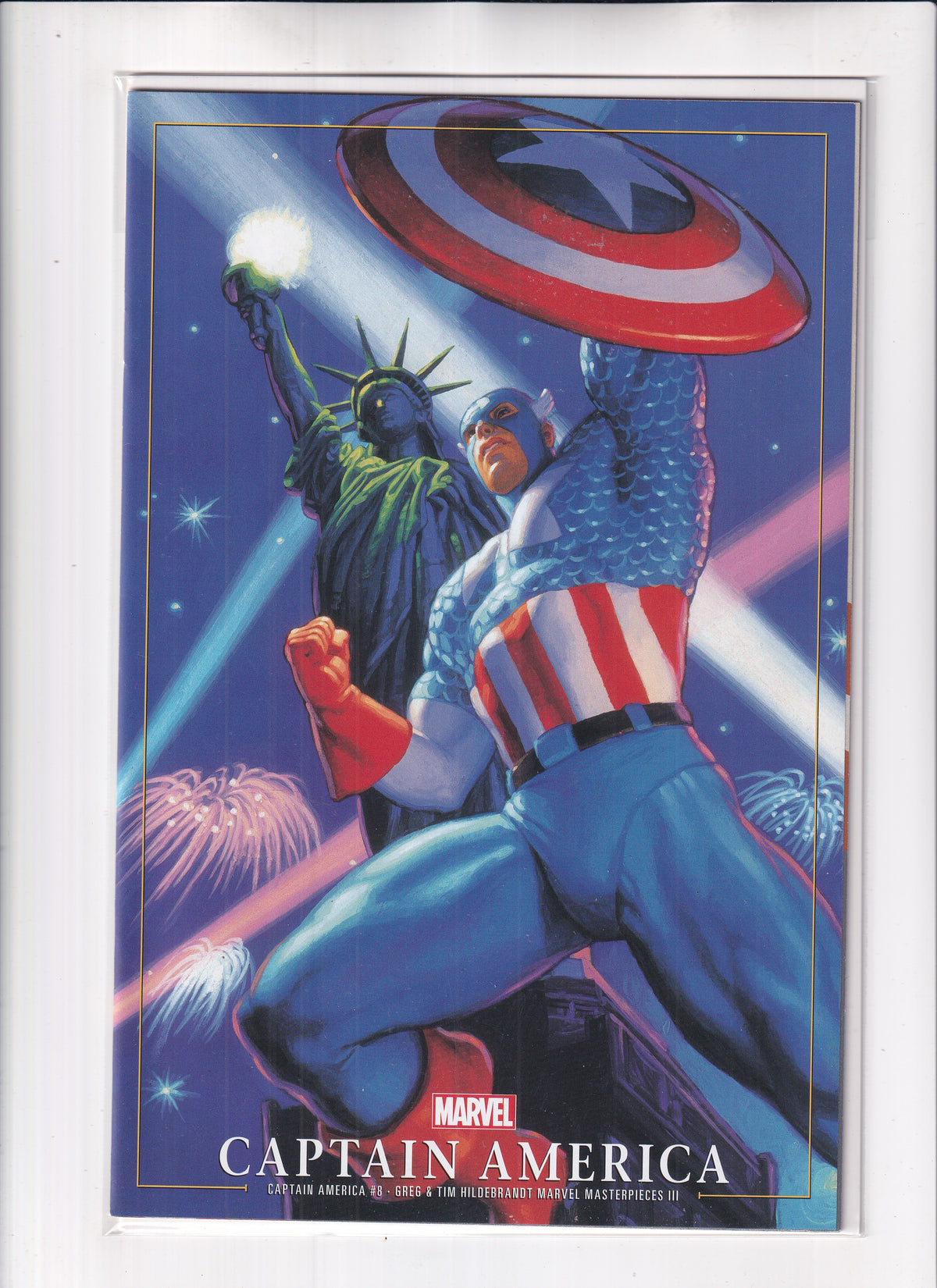 Captain America #8 Masterpieces Variant