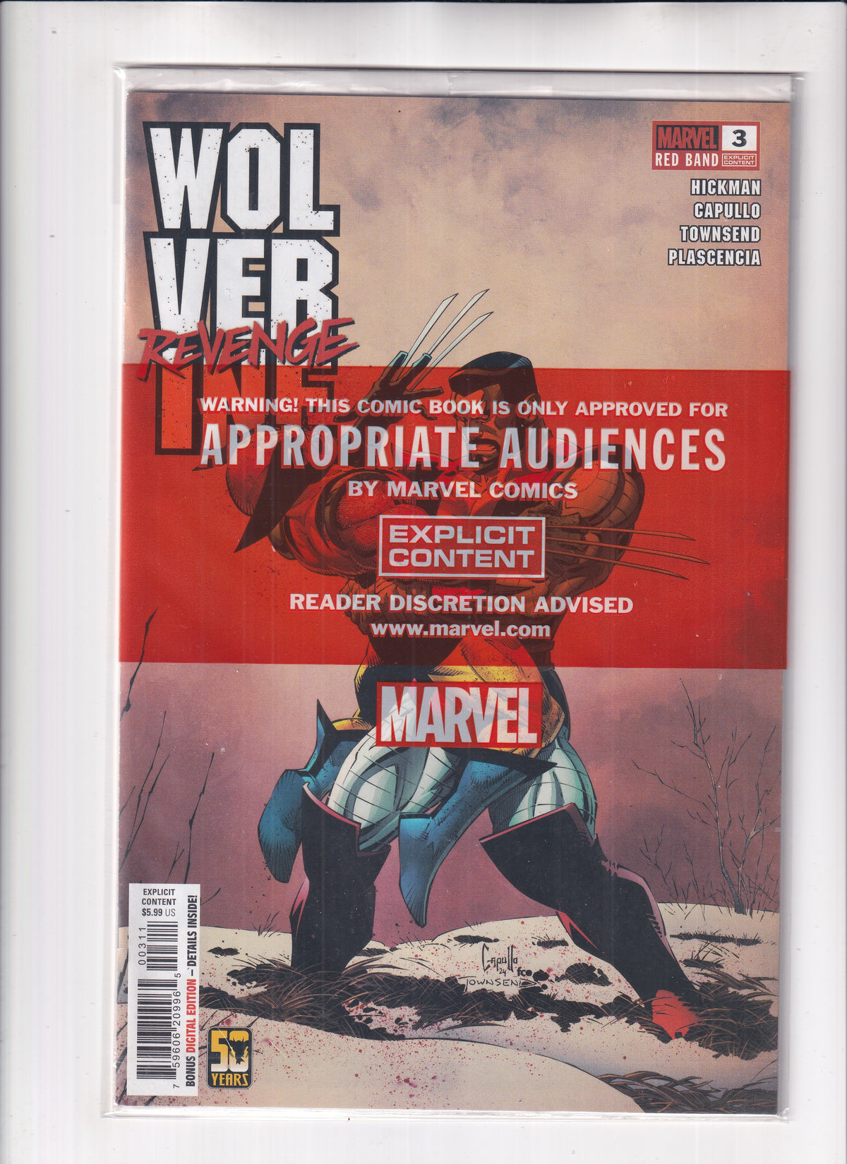 Wolverine Revenge #3 Red Band