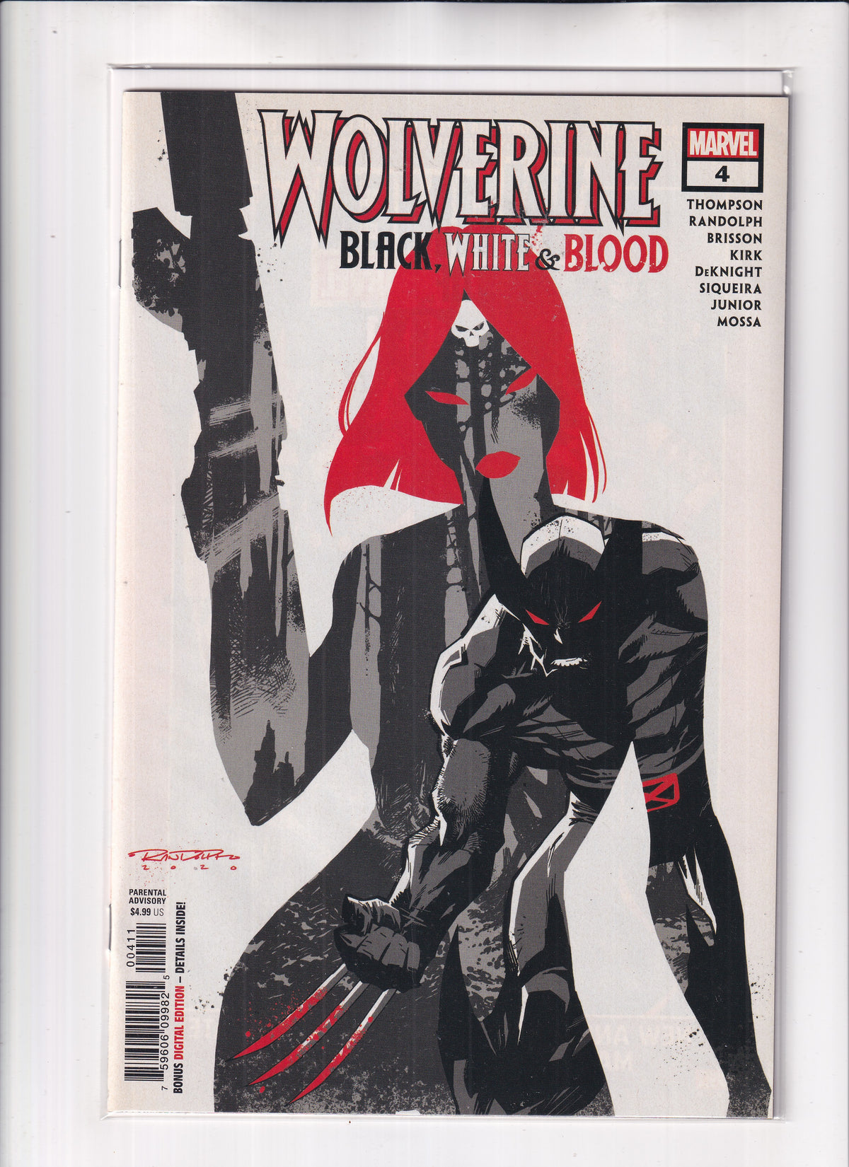 Wolverine Black White & Blood #4