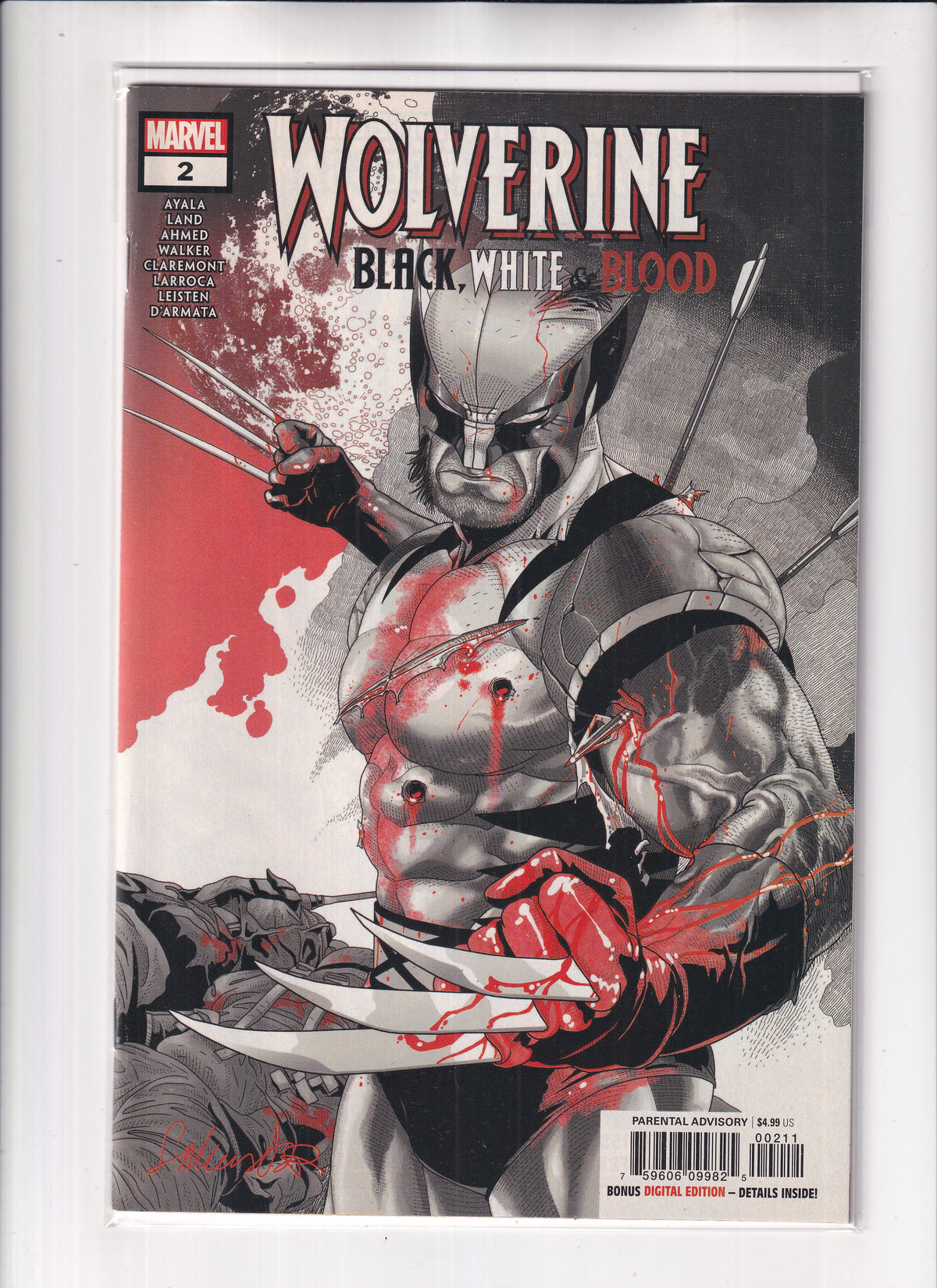 Wolverine Black White & Blood #2