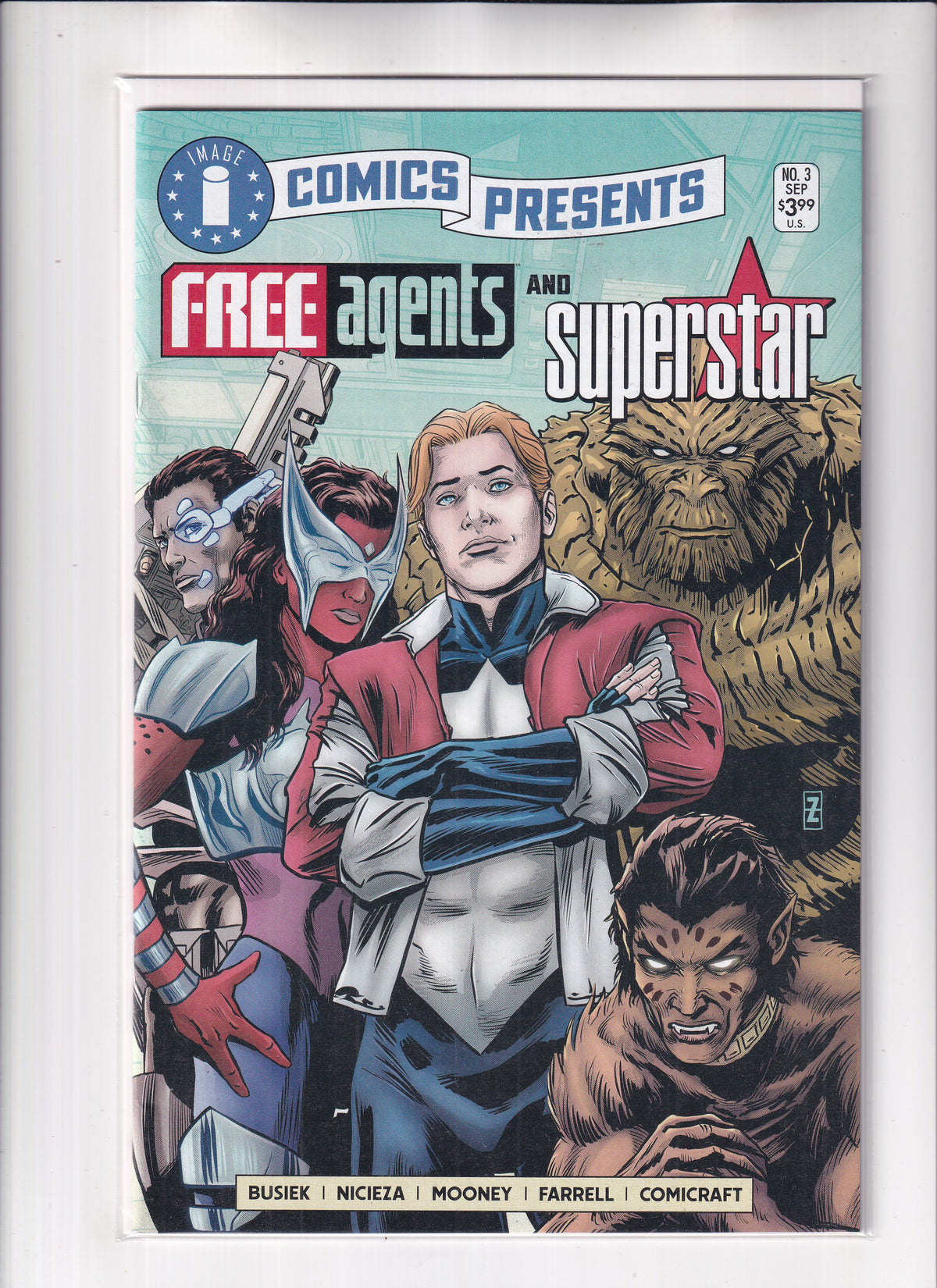 Free Agents And Superstars #3 Variant