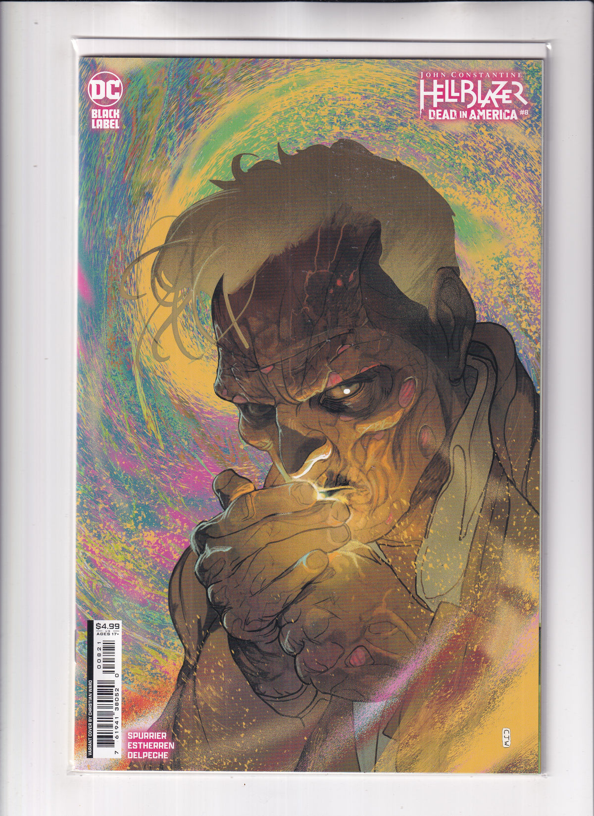 John Constantine Hellblazer Dead In America #8 Ward Variant