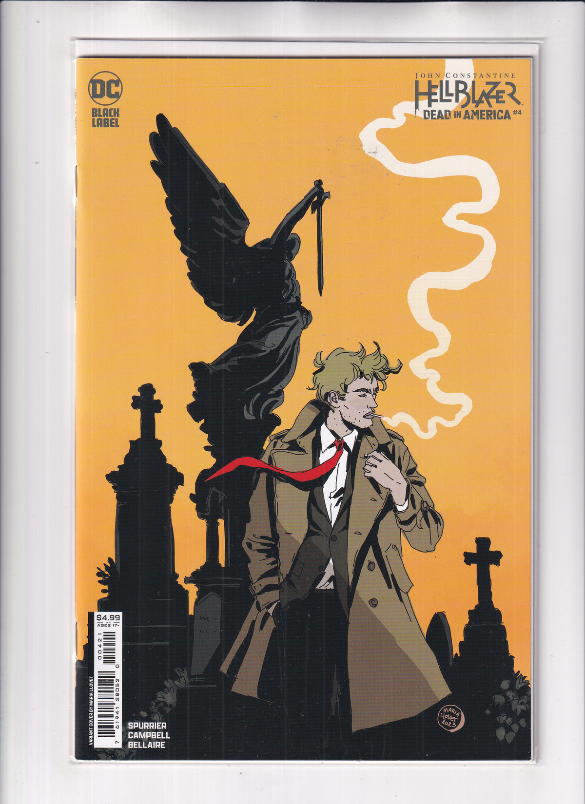 John Constantine Hellblazer Dead In America #4 Variant