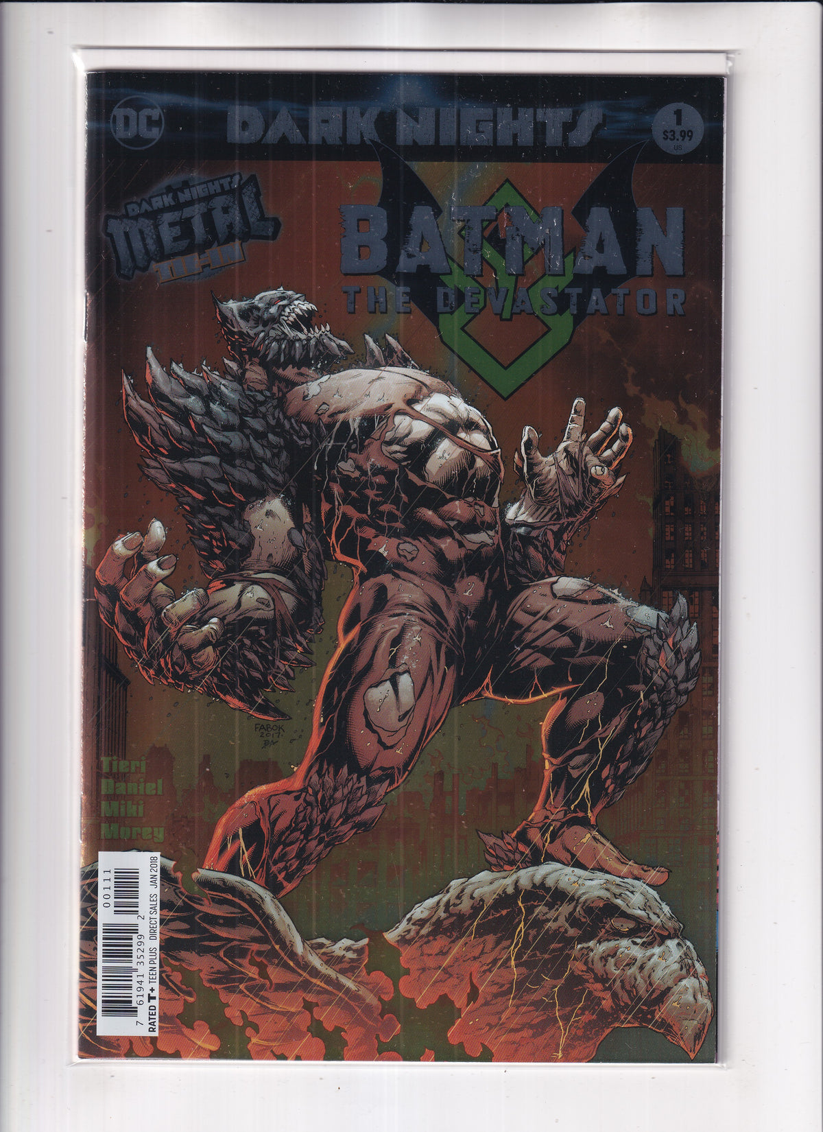 Dark Nights Batman Devastator #1 Foil
