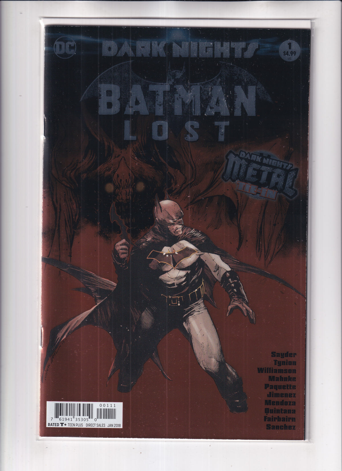 Dark Nights Batman Lost #1 Foil