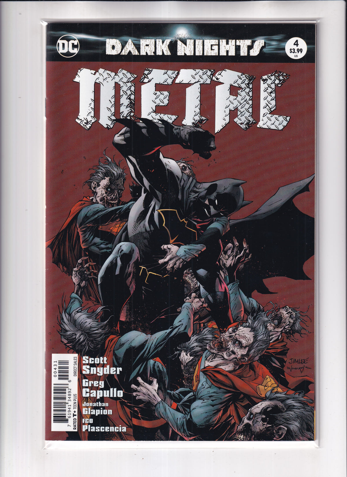 Dark Nights Metal #4 Lee Variant