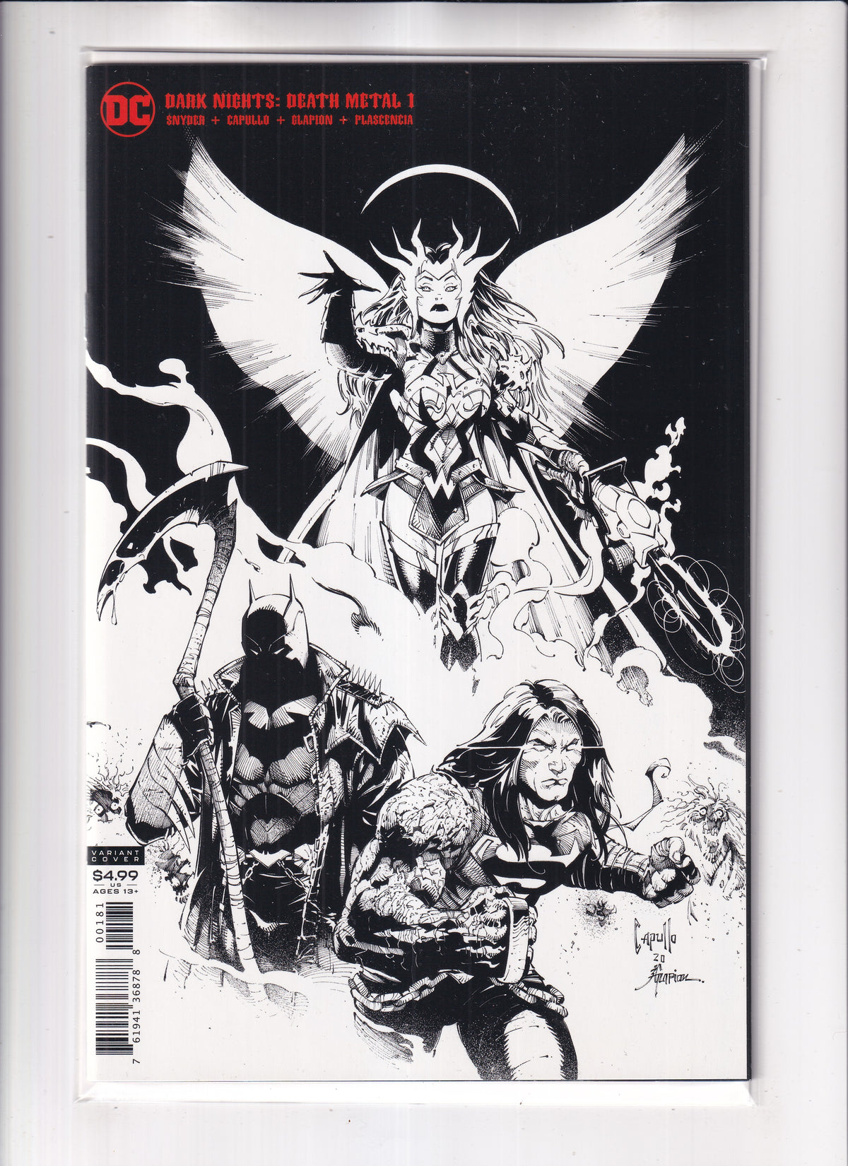 Dark Nights Death Metal #1 Variant B&W