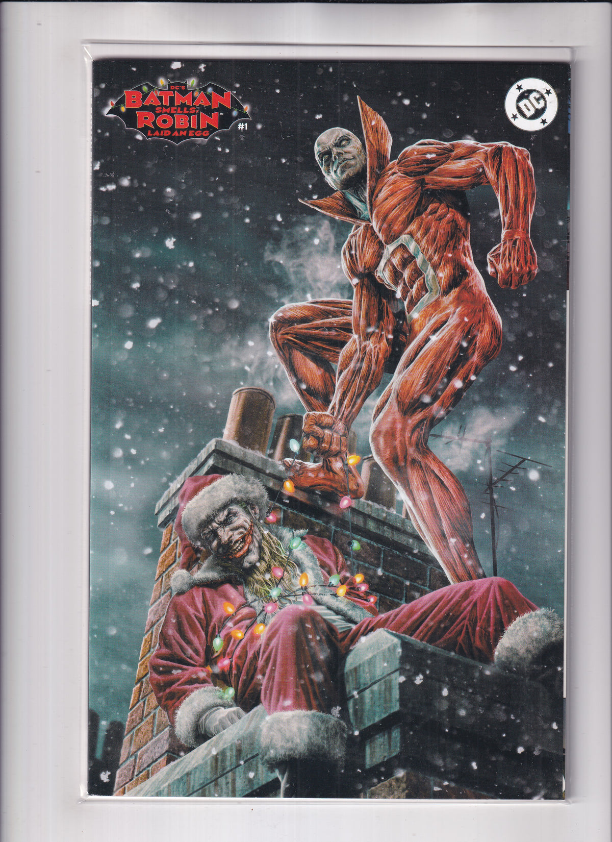 DC's Batman Smells Robin Laid an Egg Variant #1 - Slab City Comics 