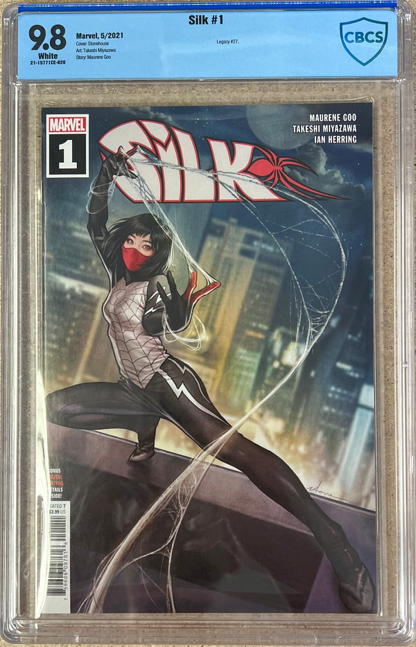 Silk #1 CBCS 9.8 - Slab City Comics 