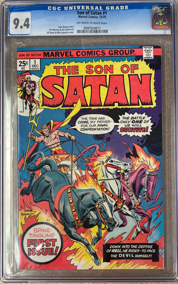 Son of Satan #1 CGC 9.4 - Slab City Comics 