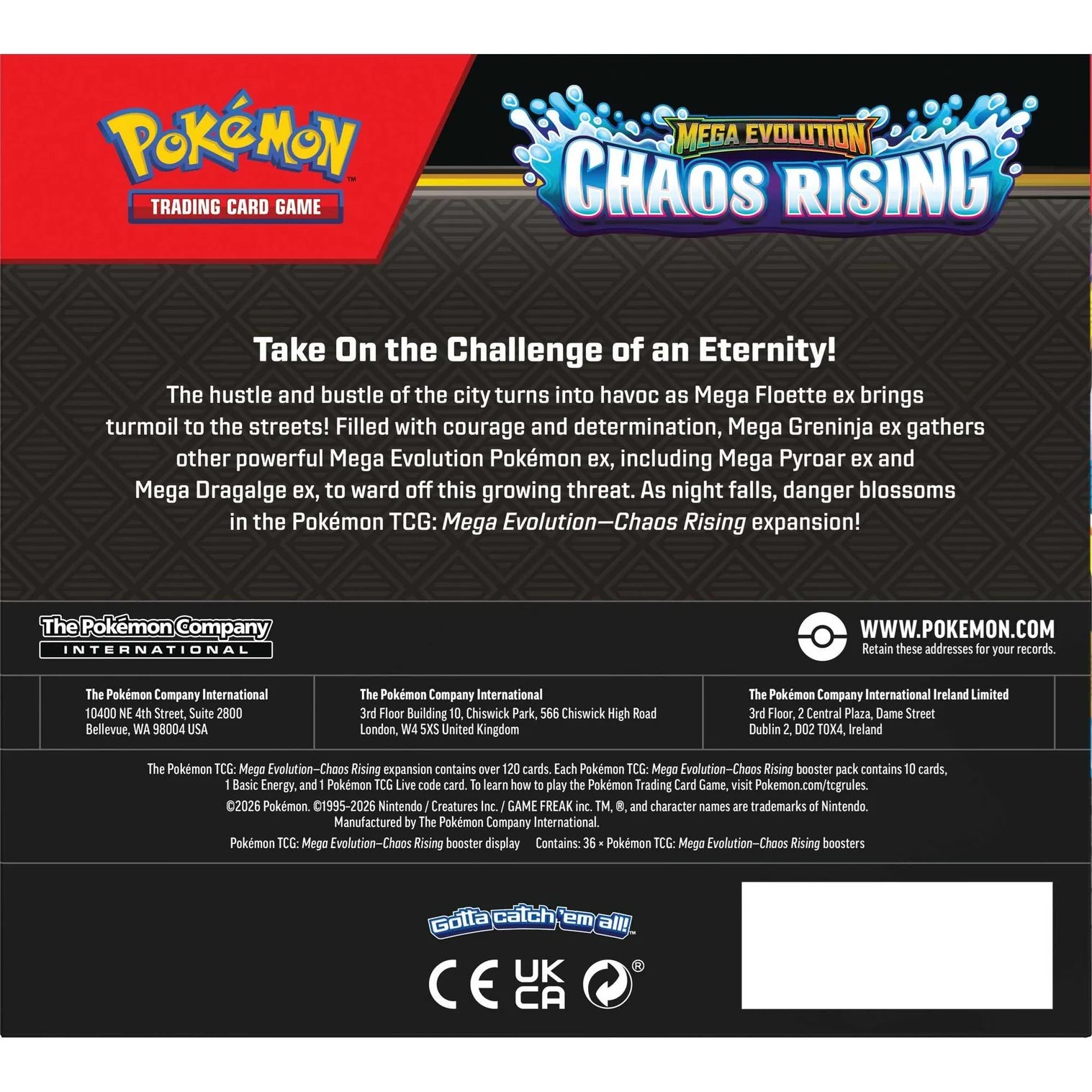 Pokémon TCG: Mega Evolution Chaos Rising - Boosters Display 24 Pack