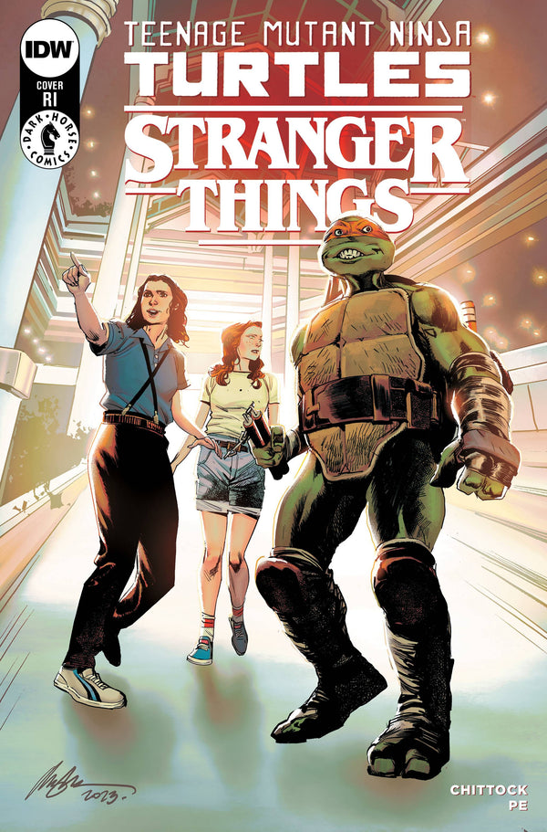 TMNT X STRANGER THINGS #1 1:50 ALBUQUERQUE VARIANT - Slab City Comics 