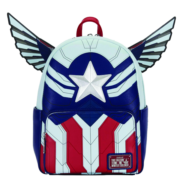 LF MARVEL FALCON CAPTAIN AMERICA COSPLAY MINI BACK - Slab City Comics 