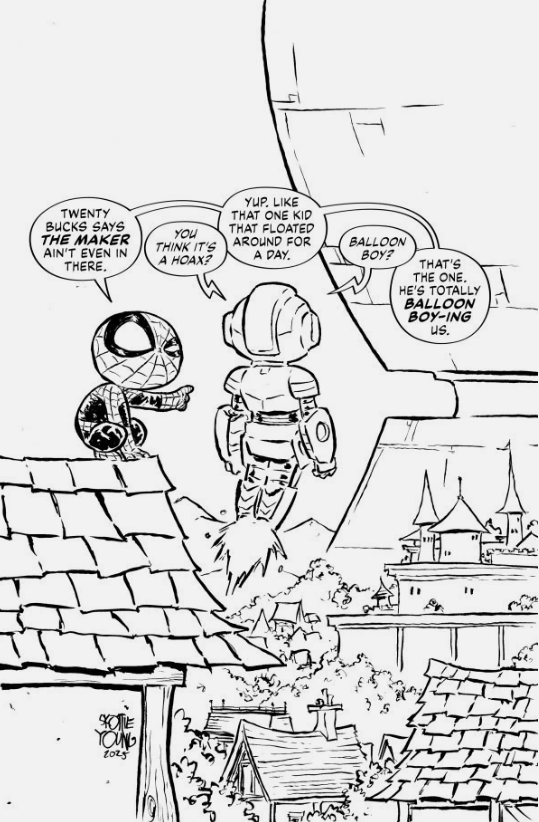 ULTIMATE ENDGAME #1 1:100 SKOTTIE YOUNG BLACK AND WHITE VIRGIN VARIANT