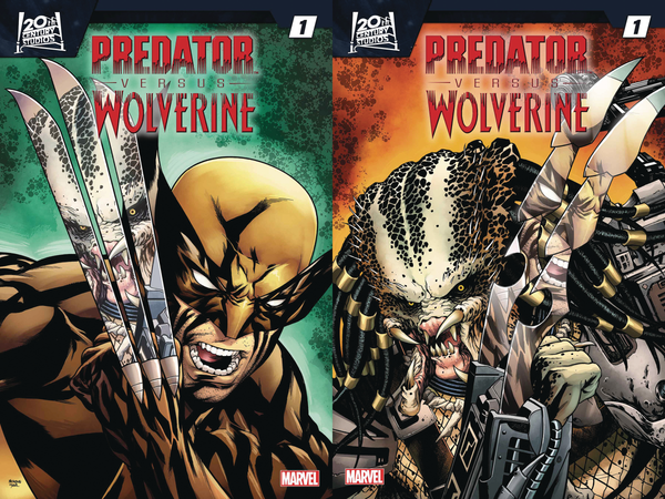 PREDATOR VS WOLVERINE #1 MIKE MCKONE WOLVERINE HOMAGE VARIANT SET OF 2 - Slab City Comics 