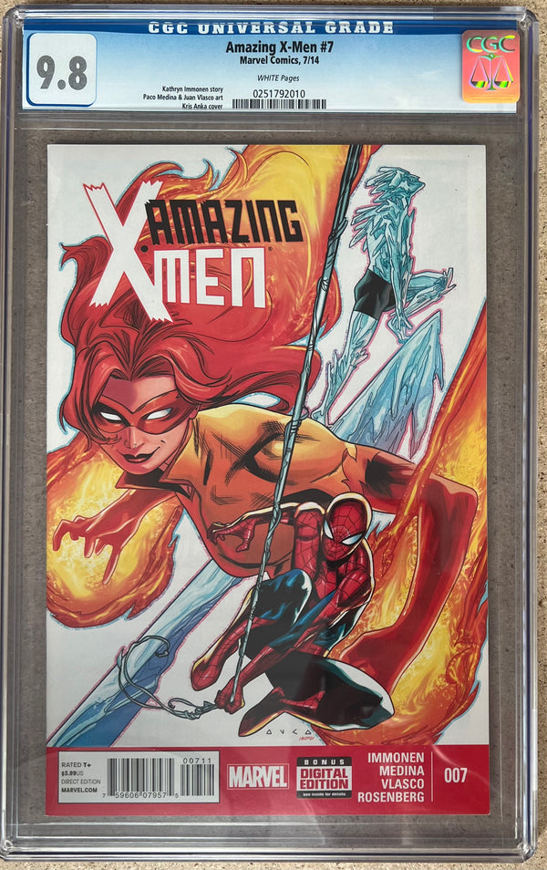Amazing X-Men #7 CGC 9.8 - Slab City Comics 