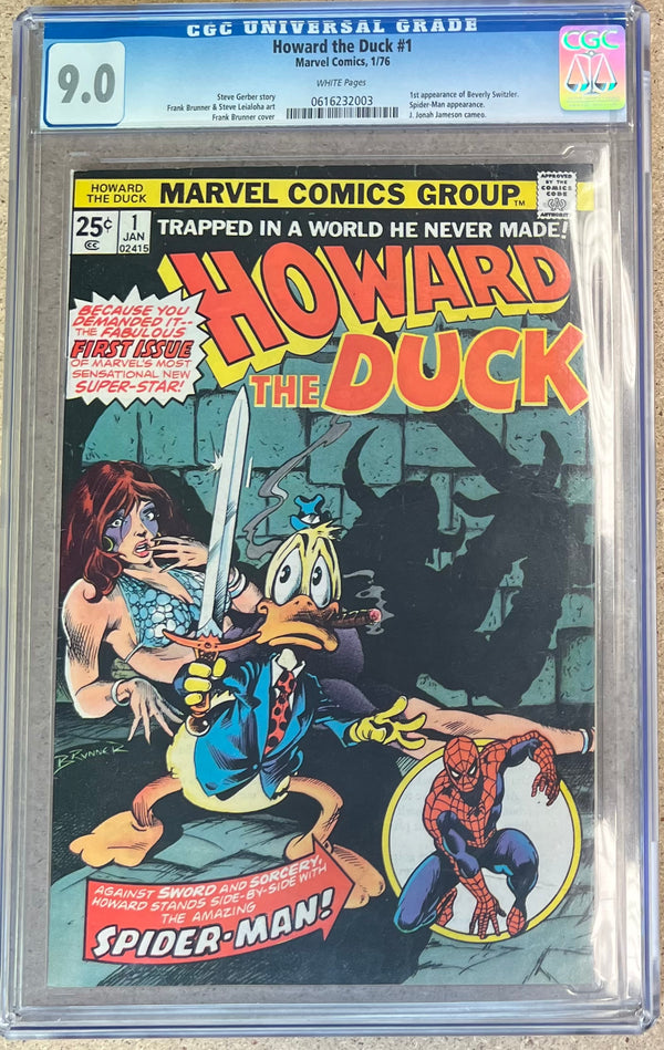 Howard The Duck #1 CGC 9.0 - Slab City Comics 
