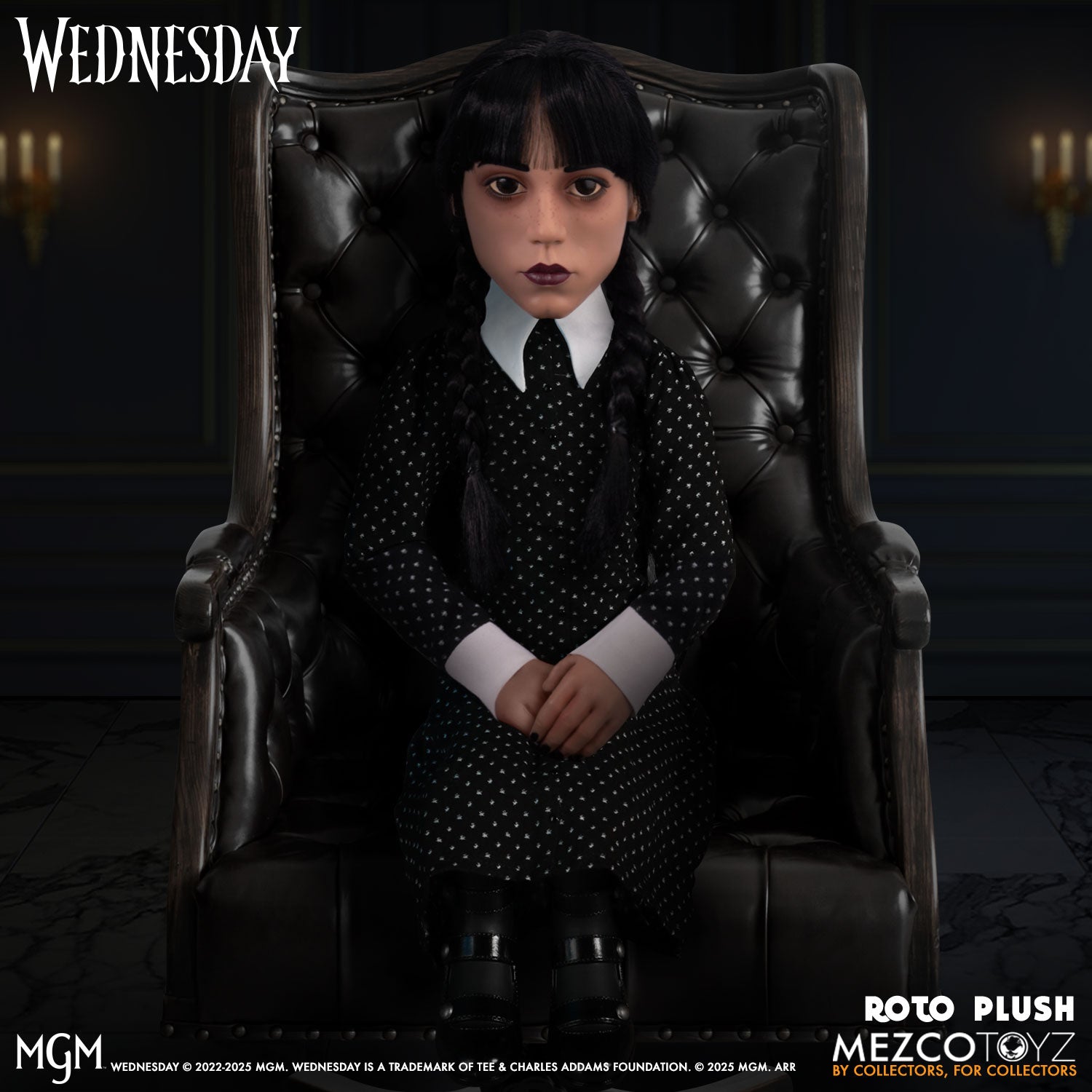 Wednesday Adams 18" Roto Plush