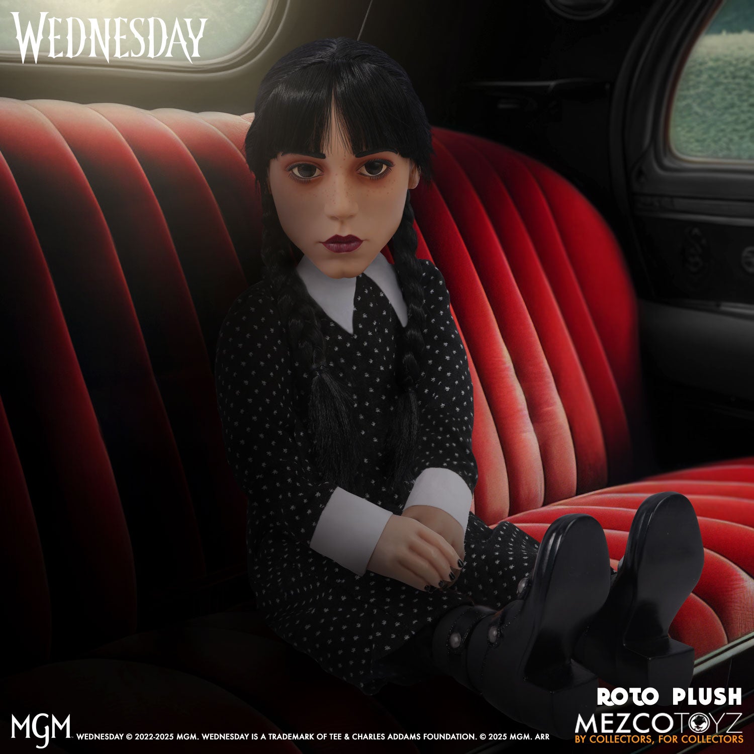 Wednesday Adams 18" Roto Plush