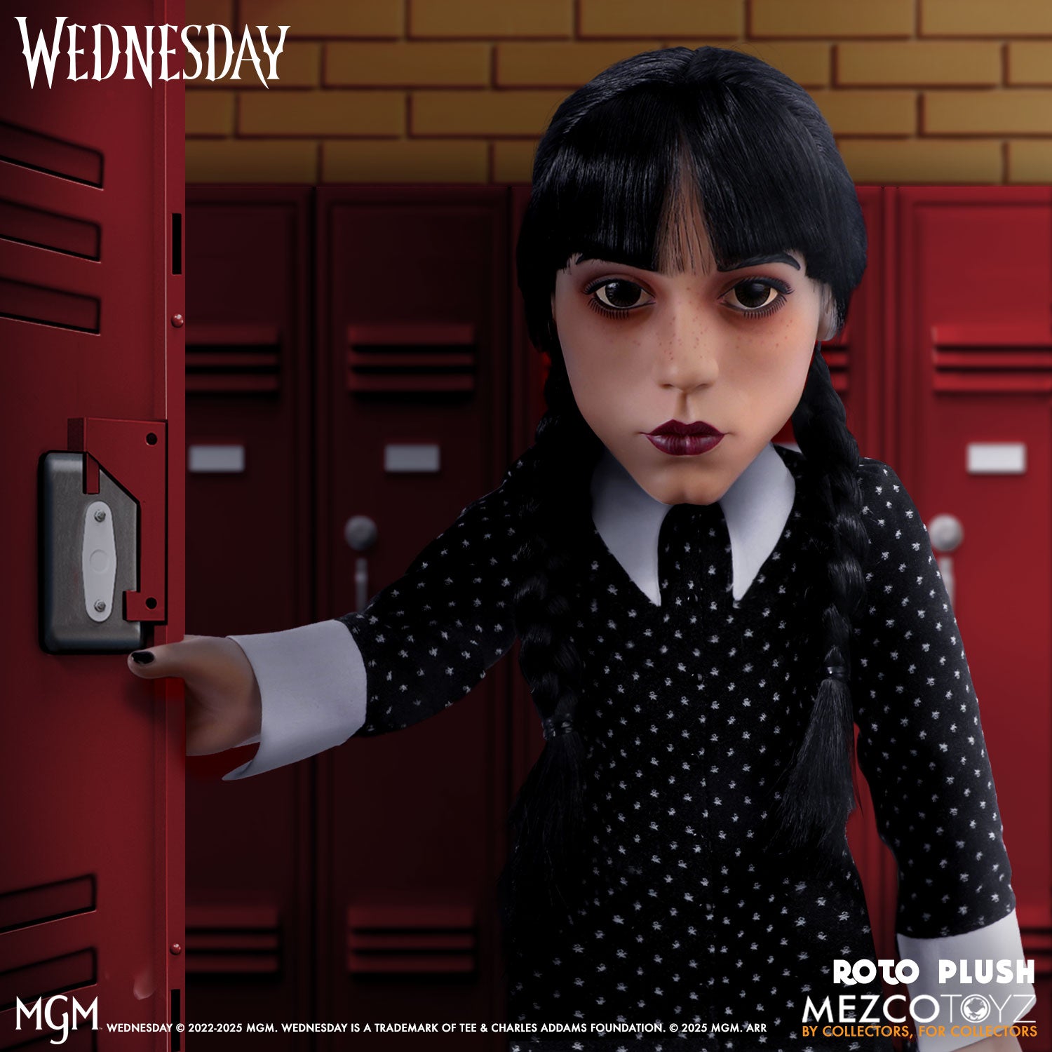 Wednesday Adams 18" Roto Plush