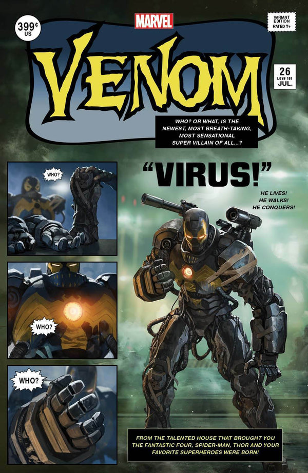 Venom #26 Skan Srisuwan Tales of Suspense #39 Homage Variant - Slab City Comics 