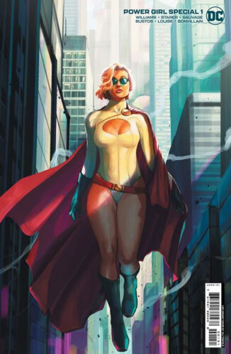 POWER GIRL SPECIAL #1 TAJ TENFOLD 1:50 VARIANT - Slab City Comics 