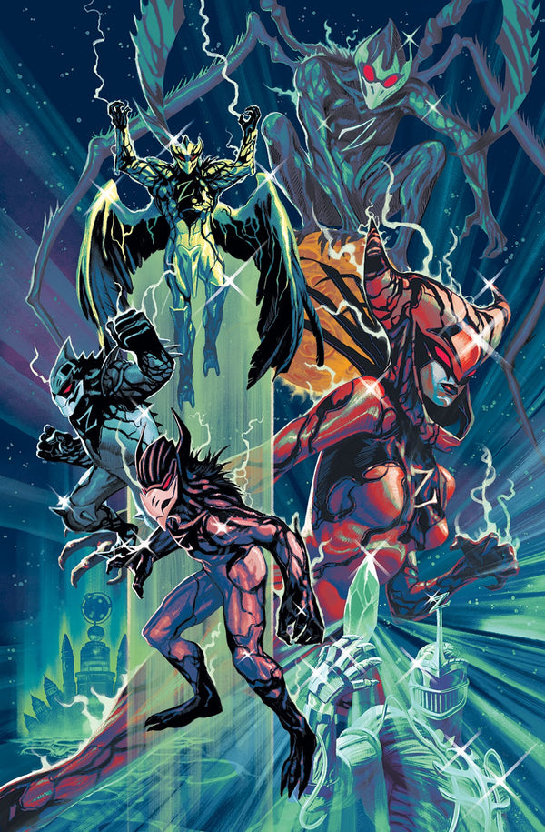 Mighty Morphin Power Rangers #53 Steve Morris Virgin Cover - Slab City Comics 