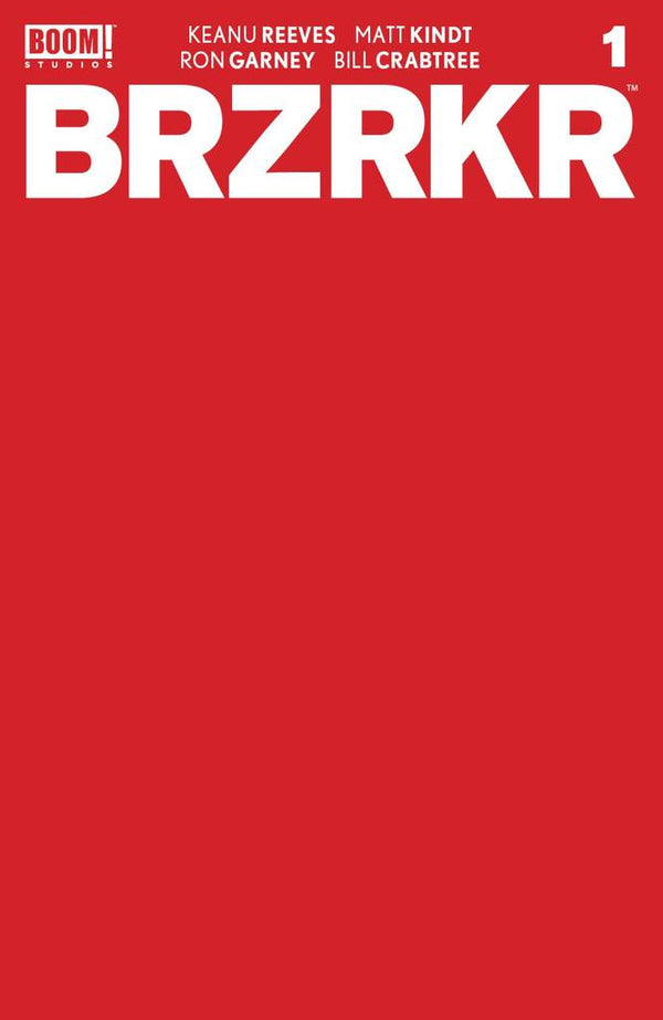 BRZRKR (BERZERKER) #1 1:10 RED BLANK SKETCH COVER - Slab City Comics 
