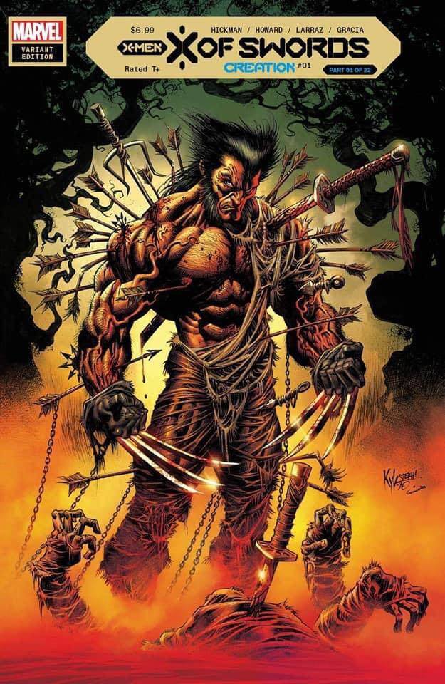 X Of Swords Creation #1 Kyle Hotz Variants - Slab City Comics 