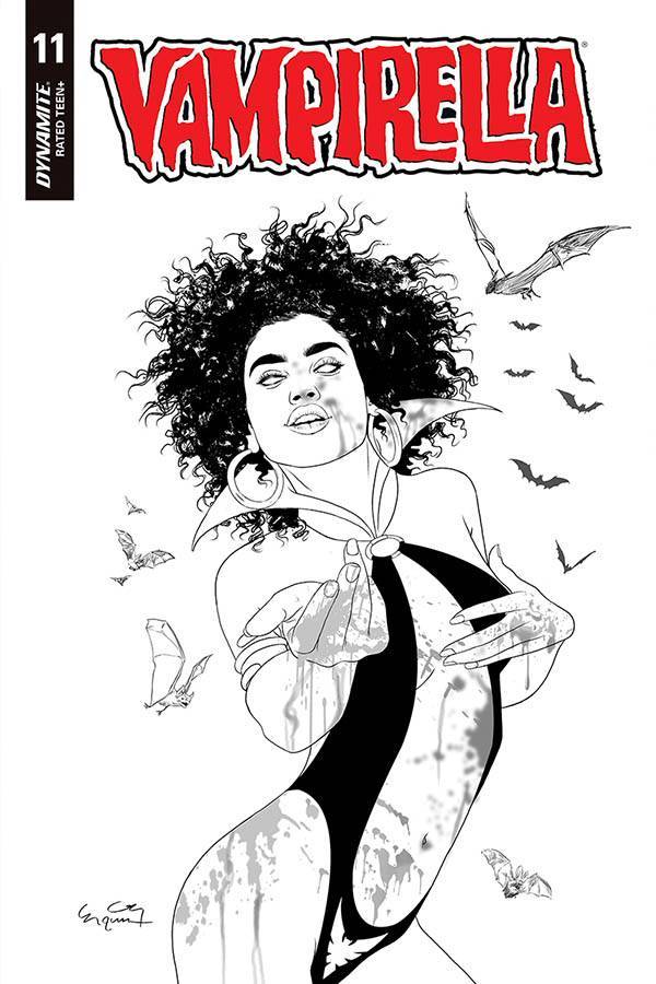 Vampirella #11 1:20 Gunduz B&W Variant - Slab City Comics 
