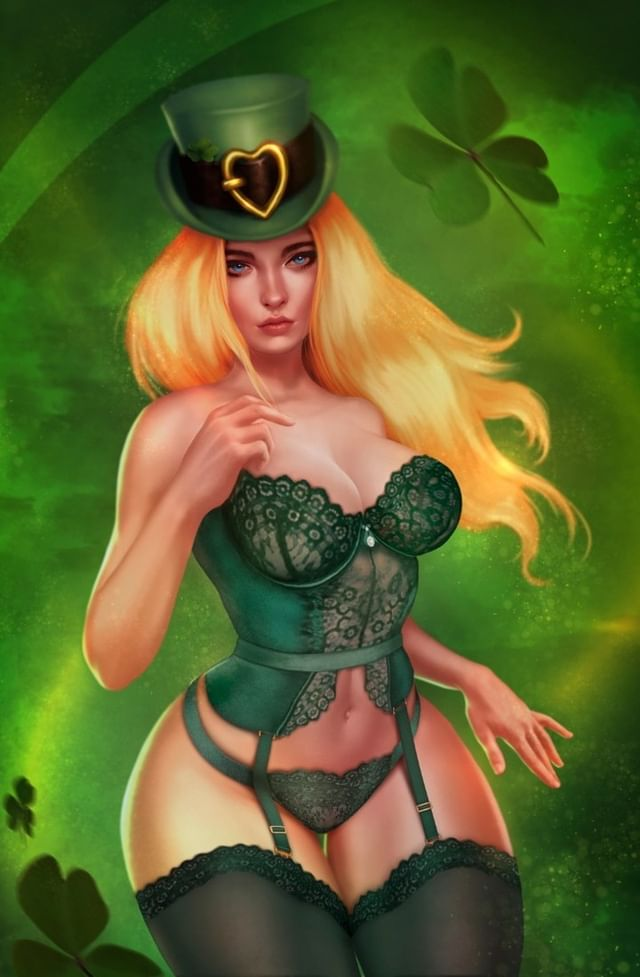 Shamrock Patriotika #1 Miboobs Variants - Slab City Comics 