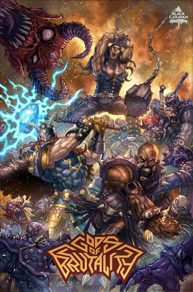 GODS OF BRUTALITY #1 ALAN QUAH VARIANTS - Slab City Comics 