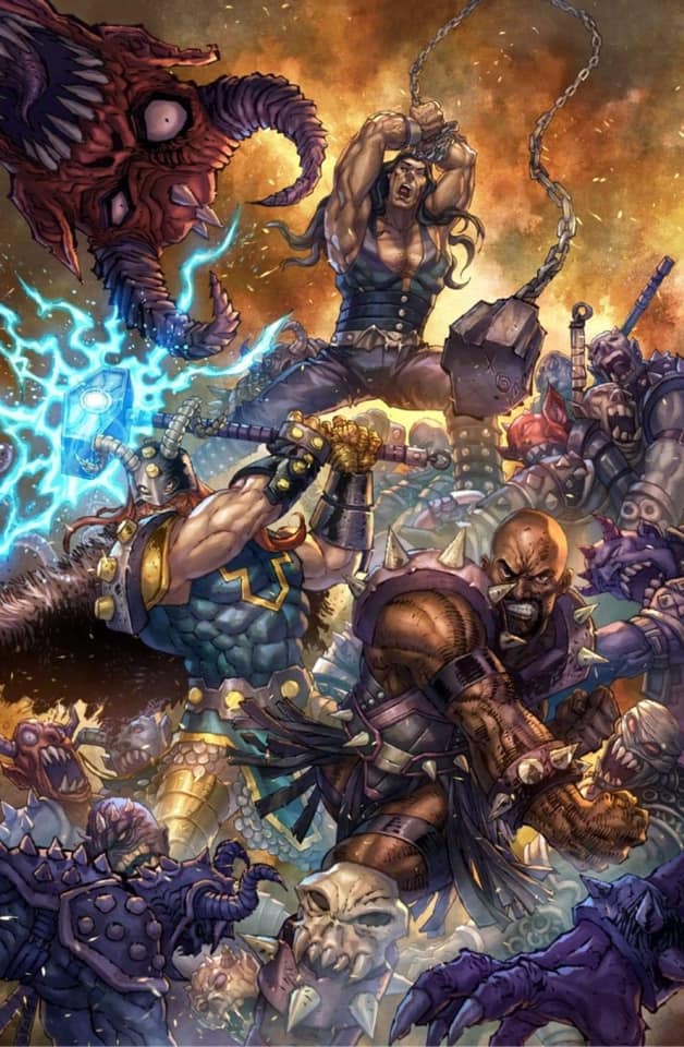 GODS OF BRUTALITY #1 ALAN QUAH VARIANTS - Slab City Comics 