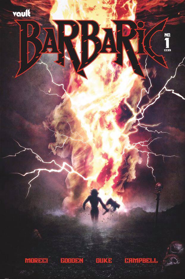 Barbaric #1 Hal Laren God Country Homage Variant - Slab City Comics 