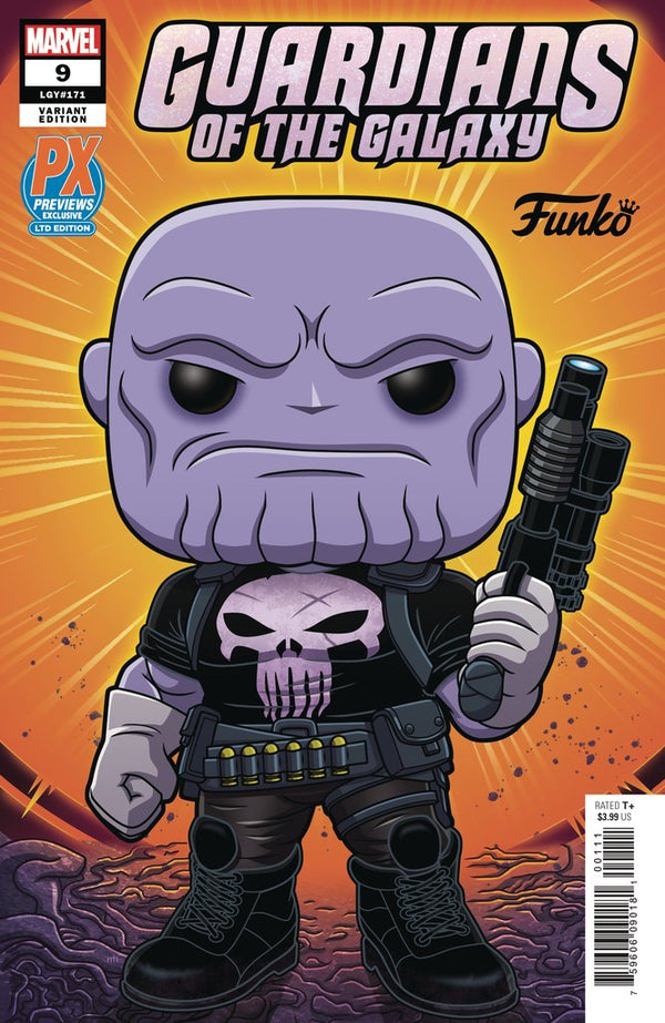 GUARDIANS OF THE GALAXY #9 PUNISHER THANOS FUNKO VARIANT - Slab City Comics 