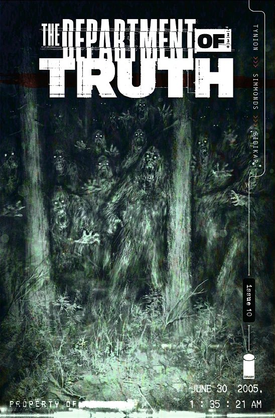 DEPARTMENT OF TRUTH #10 DAVID ROMERO TRADE VARIANT - Slab City Comics 