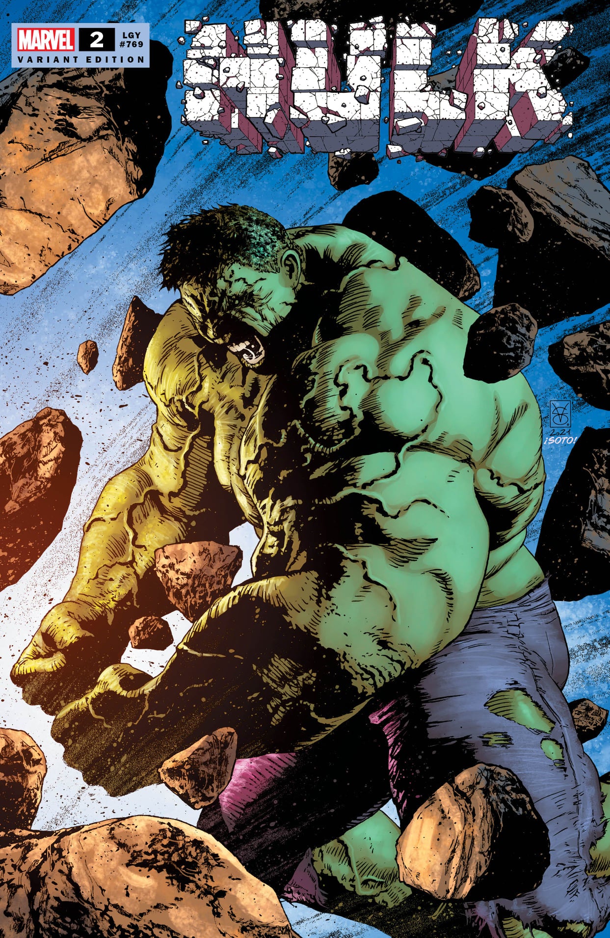 Hulk #2 Valerio Giangiordano Variants - Slab City Comics 