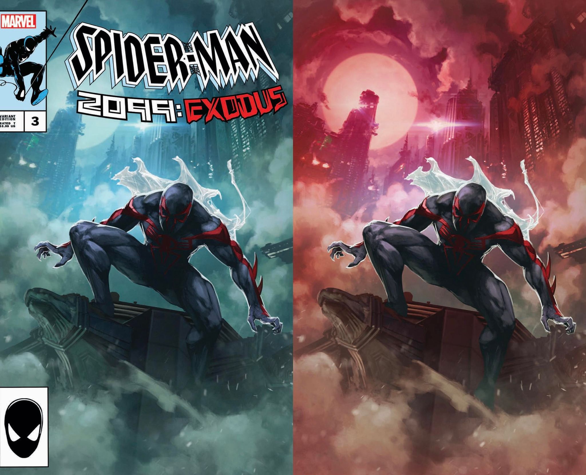 Spider-Man 2099 #3 Skan Variants - Slab City Comics 