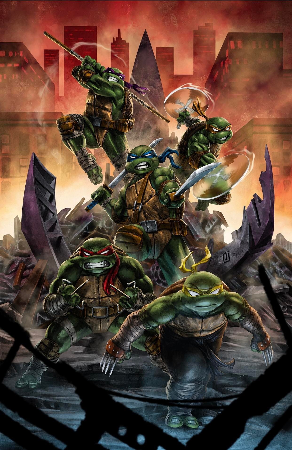 TMNT #132 PEEJAY B VARIANT - Slab City Comics 