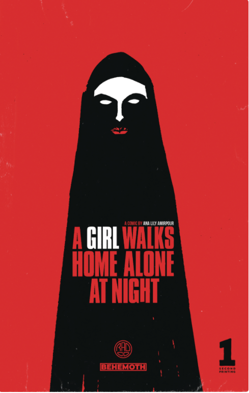 A GIRL WALKS HOME ALONE AT NIGHT