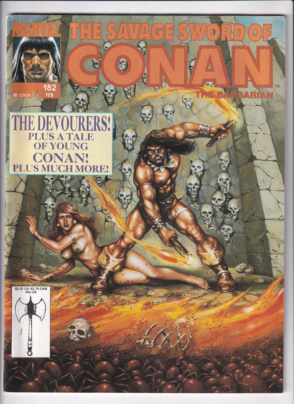The Savage Sword of Conan #182 - Slab City Comics 