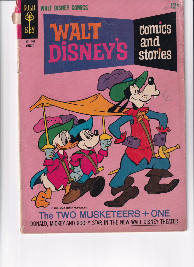 WALT DISNEY'S COMICS AND  STORIES THE TWO MUSKETEERS PLUS ONE - Slab City Comics 