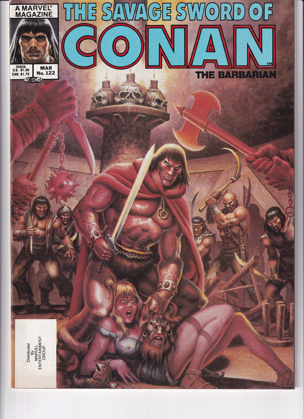 THE SAVAGE SWORD OF CONAN THE BARBARIAN #122 - Slab City Comics 