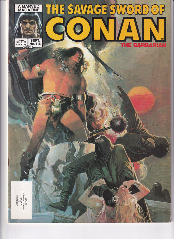 THE SAVAGE SWORD OF CONAN HE BARBARIAN #116 - Slab City Comics 