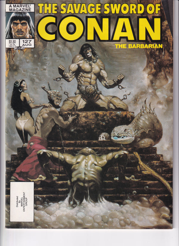 THE SAVAGE SWORD OF CONAN THE BARBARIAN #127 - Slab City Comics 
