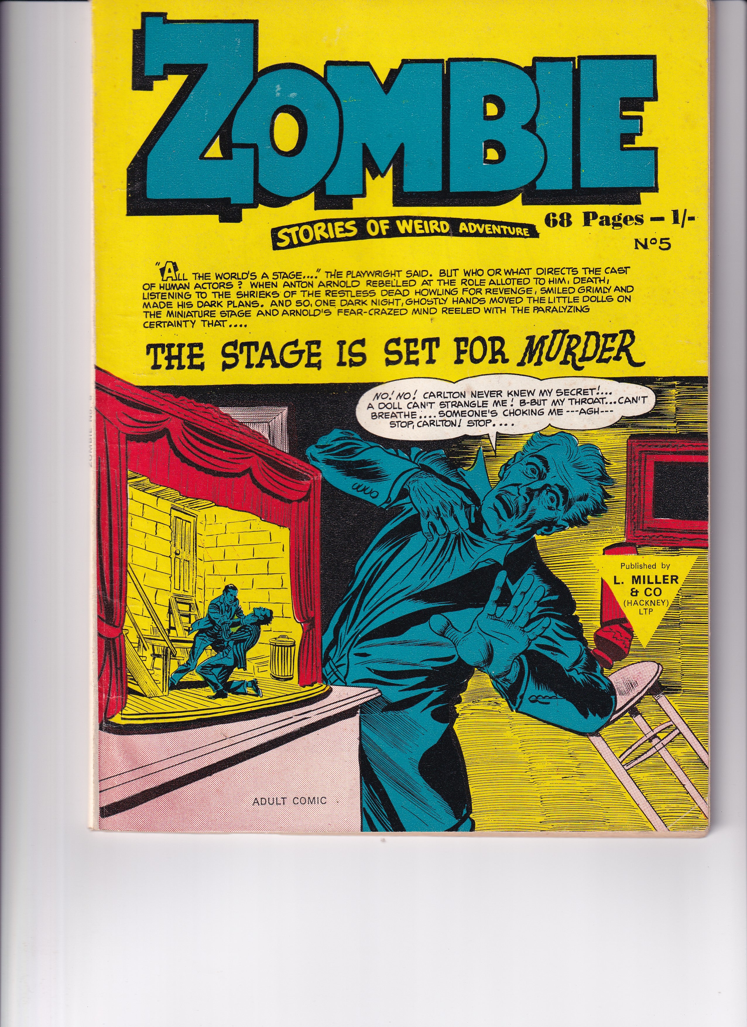 ZOMBIE STORIES OF WEIRD ADVENTURES NO.5 - Slab City Comics 
